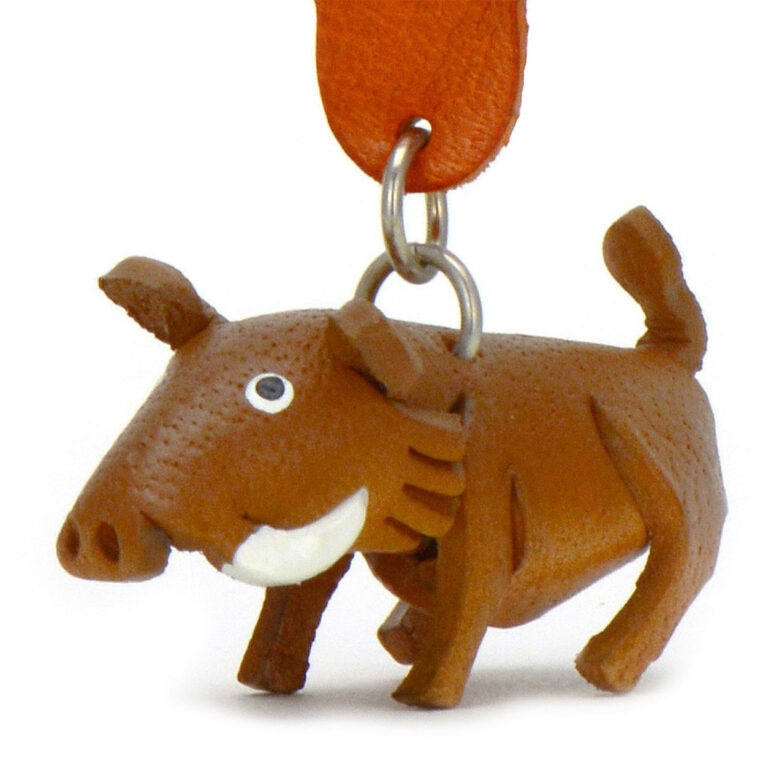 Wildschwein Schl?sselanh?nger aus Leder IN UNSEREM Hundeshop günstig kaufen
