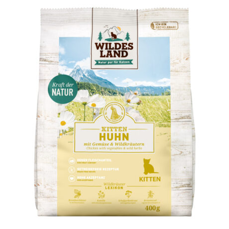 Wildes Land | Huhn | Classic Kitten | 3 x 400 g