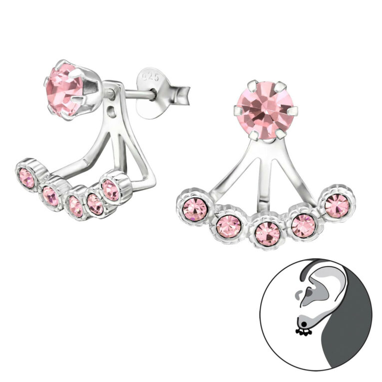 Zirkonia Ohrringe aus 925 Silber IN UNSEREM Hundeshop günstig kaufen
