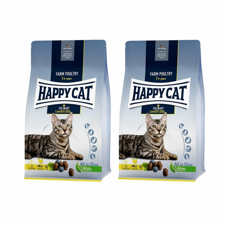 Happy Cat Culinary Adult Land Geflügel 300g+300g gratis
