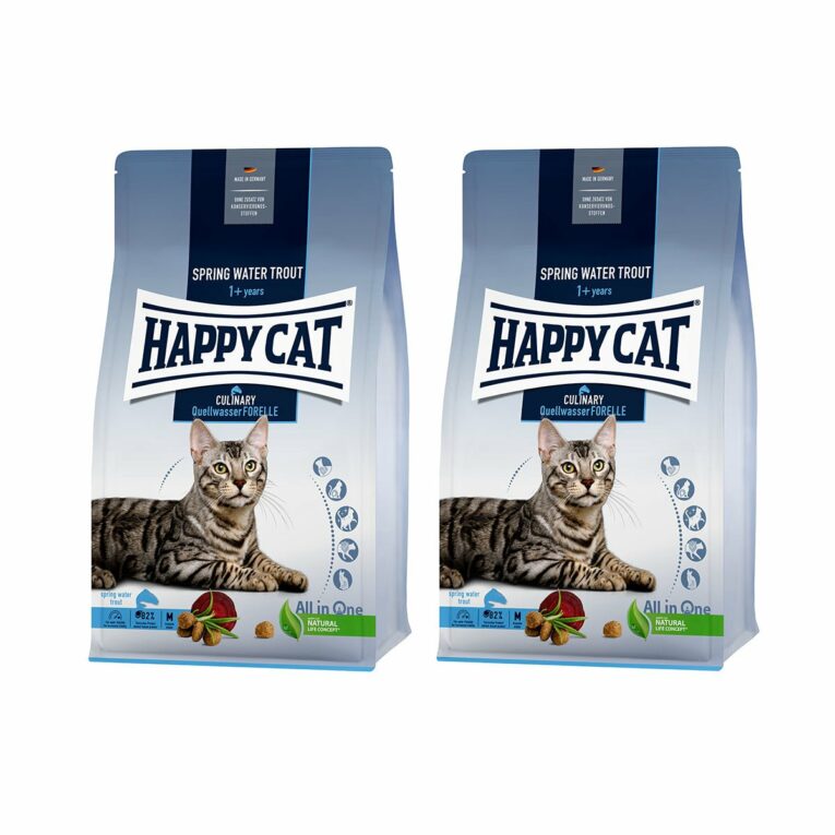 Happy Cat Culinary Adult Quellwasser Forelle 300g+300g gratis