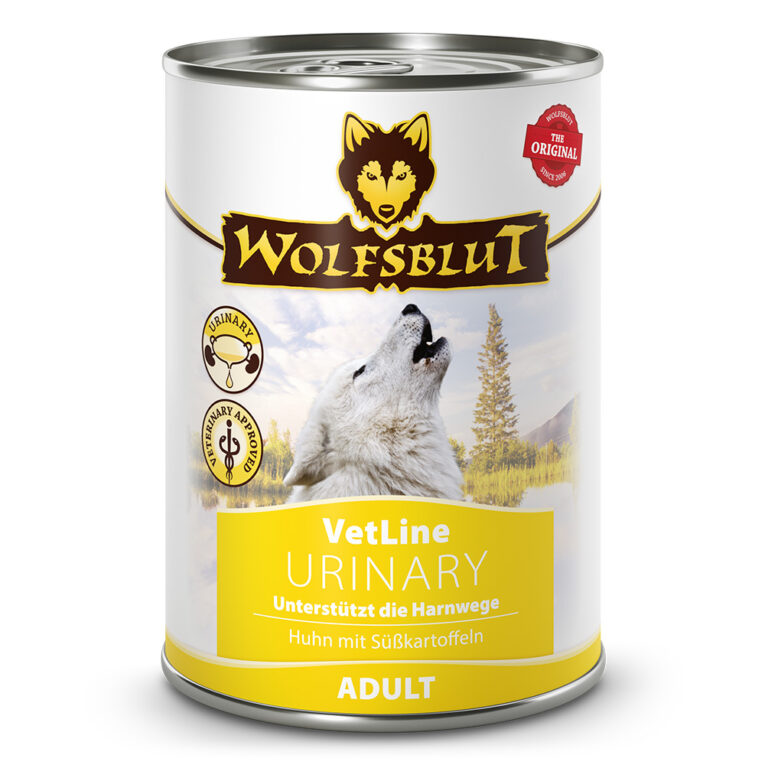 Wolfsblut VetLine Urinary Bei Struvitsteinen Wolfsblut VetLine Urinary ist ein Diät-Alleinfuttermittel für ausgewachsene Hunde zur Unterstützung der Gesundheit der Harnwege; kann zur Auflösung von Struvitsteinen und zur Verringerung von Struvitsteinrezidiven beitragen. Ihr Hund zeigt einen häufigeren Harndrang oder ist plötzlich nicht mehr stubenrein? Hat er Schwierigkeiten