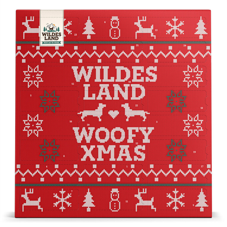 Adventskalender 2023 von Wildes Land Wildes Land steht für eine artgerechte und natürliche Hundeernährung