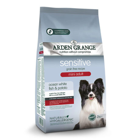 Arden Grange | Getreidefrei Weißfisch & Kartoffel | Mini Adult | 2 kg