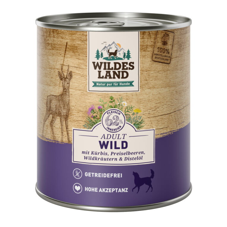 Wildes Land - Nassfutter - Wild mit Kürbis