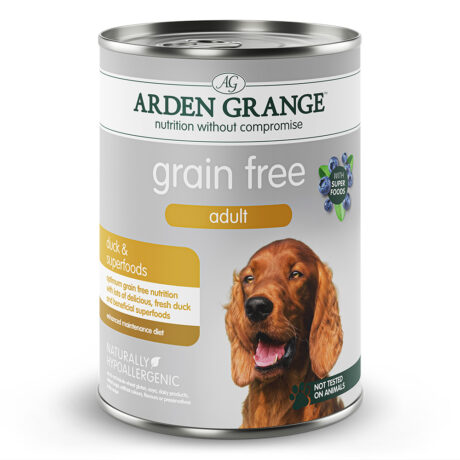 Arden Grange | Ente & Superfoods | Grain Free Adult | 12 x 395 g