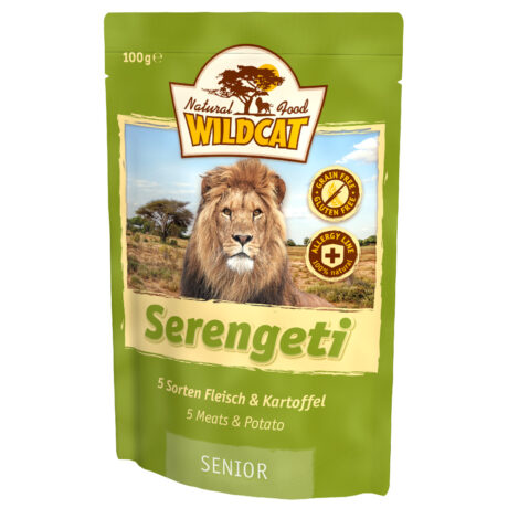Wildcat | Serengeti 5 Sorten Fleisch | Senior | 28 x 100 g