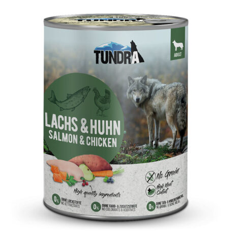 Tundra | Lachs & Huhn | Dog | 24 x 400 g