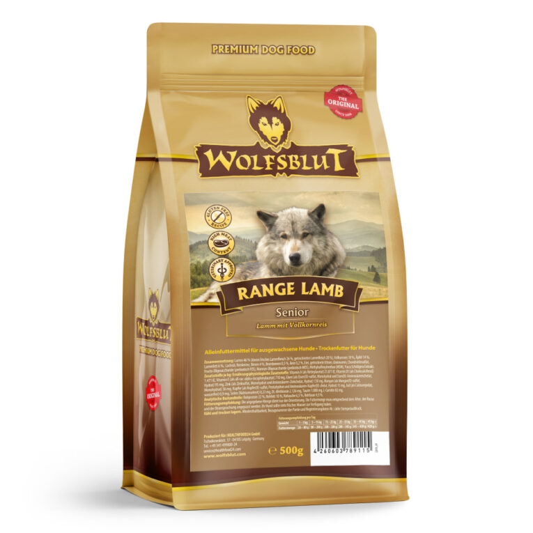 Range Lamb Senior Trockenfutter mit Lamm und Vollkornreis In den Rocky Mountains Nordamerikas