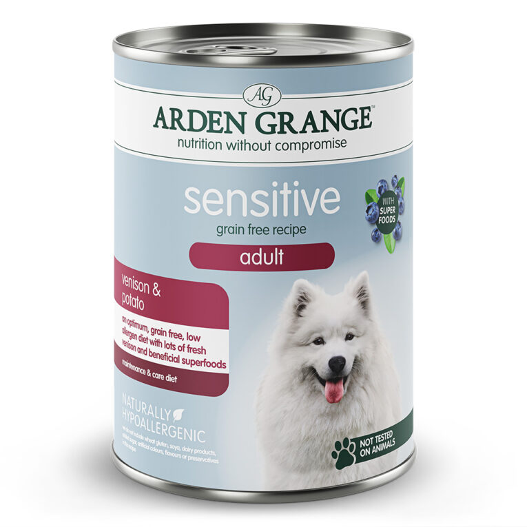 Arden Grange Sensitive Grain Free Hirsch und Kartoffeln Arden Grange Sensitive Hirsch und Kartoffeln ist ein Alleinfuttermittel