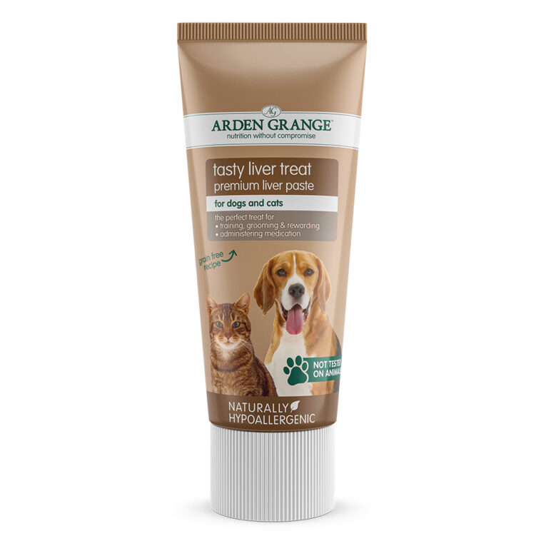 Arden Grange Tasty Liver Paste Der Tasty Liver Treat von Arden Grange ist ein getreidefreies Ergänzungsfuttermittel für Haustiere