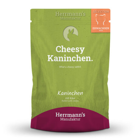 Herrmann's | Kaninchen und Käse | Selection Adult | 24 x 100 g