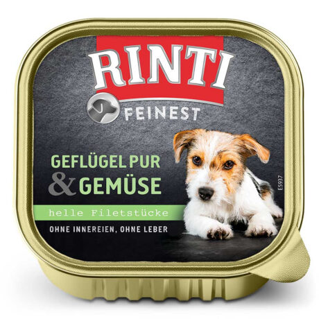 Rinti | Geflügel & Gemüse | Feinest | 44 x 150 g