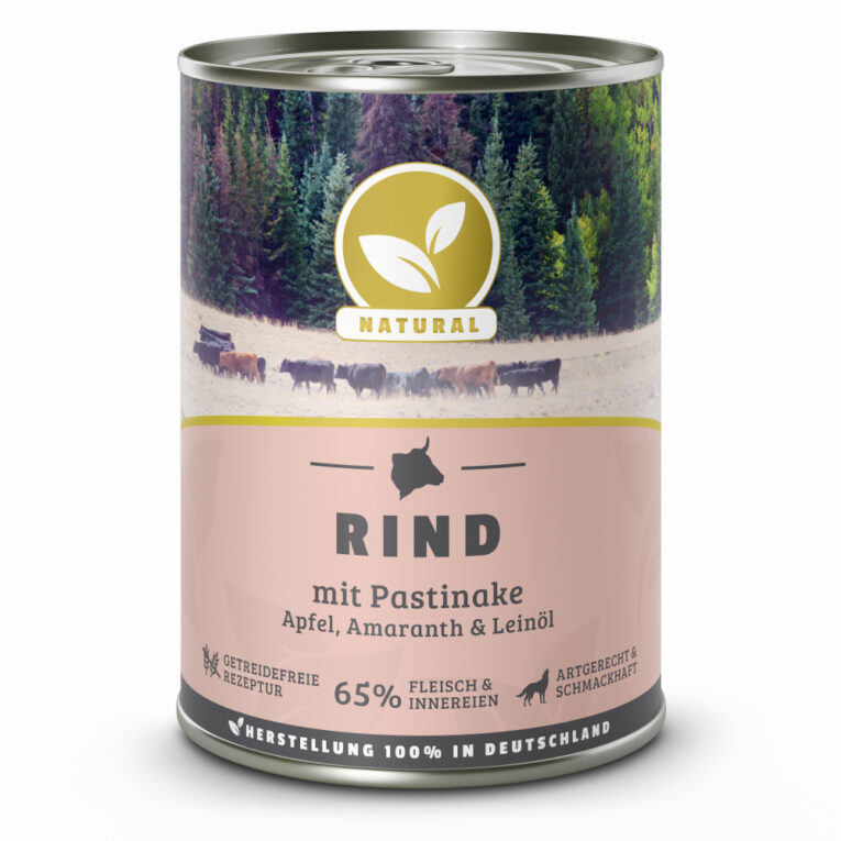 Natural - Nassfutter - Rind mit Pastinake