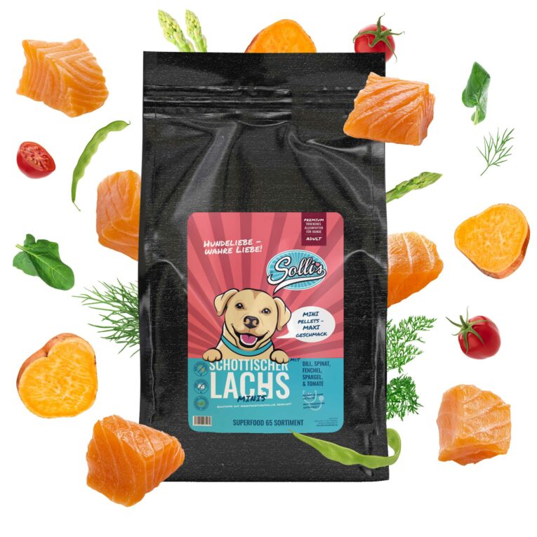 Trockenfutter Schottischer Lachs-Minis | kleine Rassen IN UNSEREM Hundeshop günstig kaufen