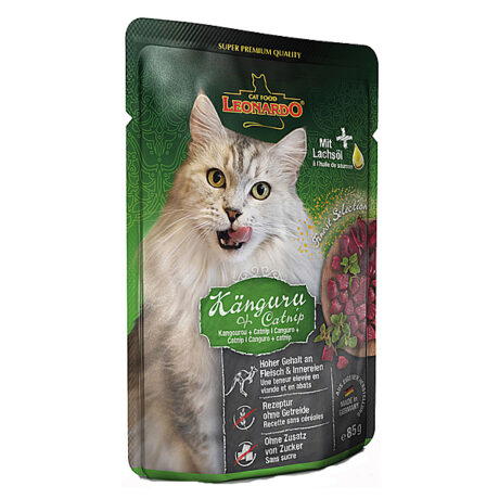 Leonardo | Känguru und Katzenminze | Finest Selection | 16 x 85 g