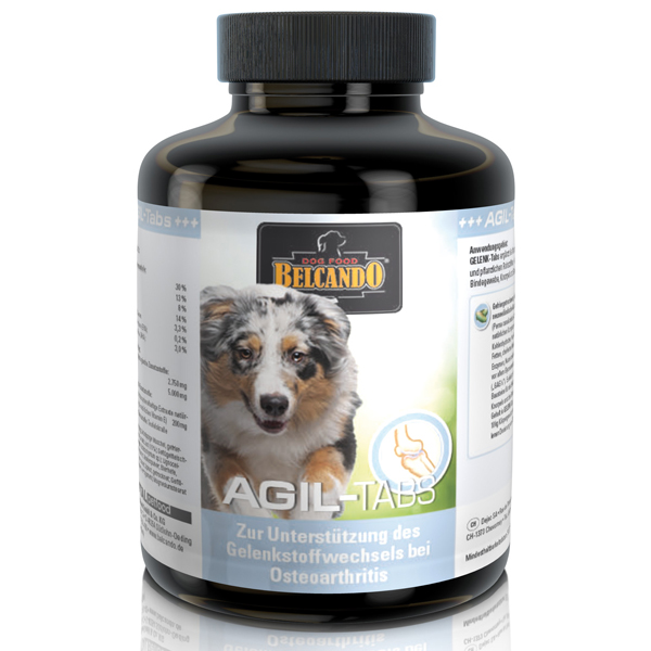 Belcando - Ergänzungsfutter - Agil Tabs Die Agil Tabs von Belcando wurden speziell für Hunde entwickelt