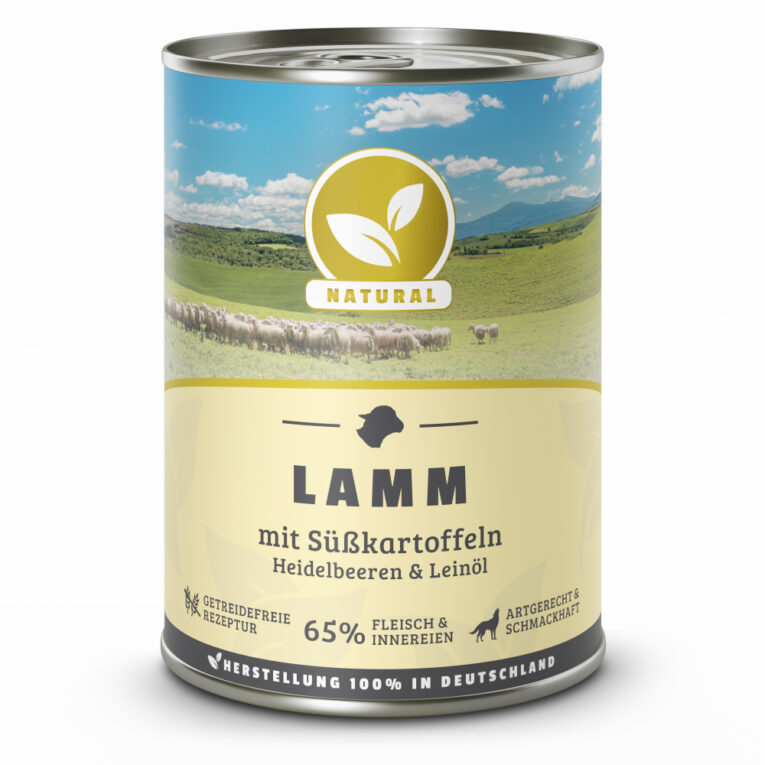 Natural - Nassfutter - Lamm mit Süßkartoffeln