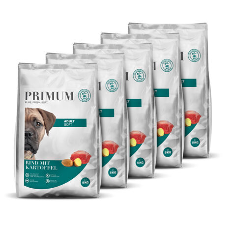 Primum | Rind mit Kartoffel | Soft Adult | 5 x 5 kg