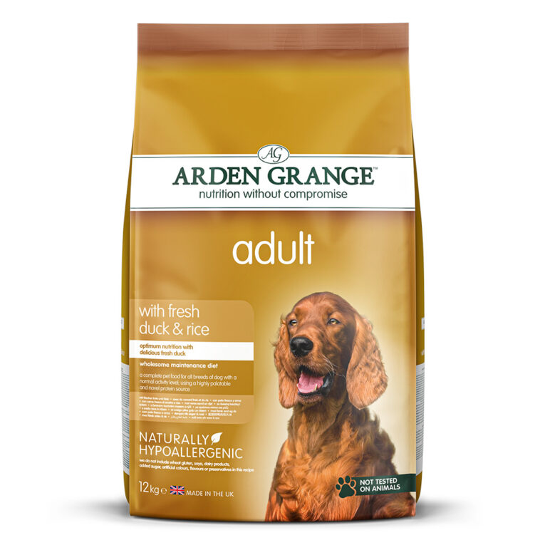 Arden Grange Adult mit frischer Ente & Reis Dies ist eine hervorragende hochverdauliche Premium-Alleinfutterrezeptur mit Ente
