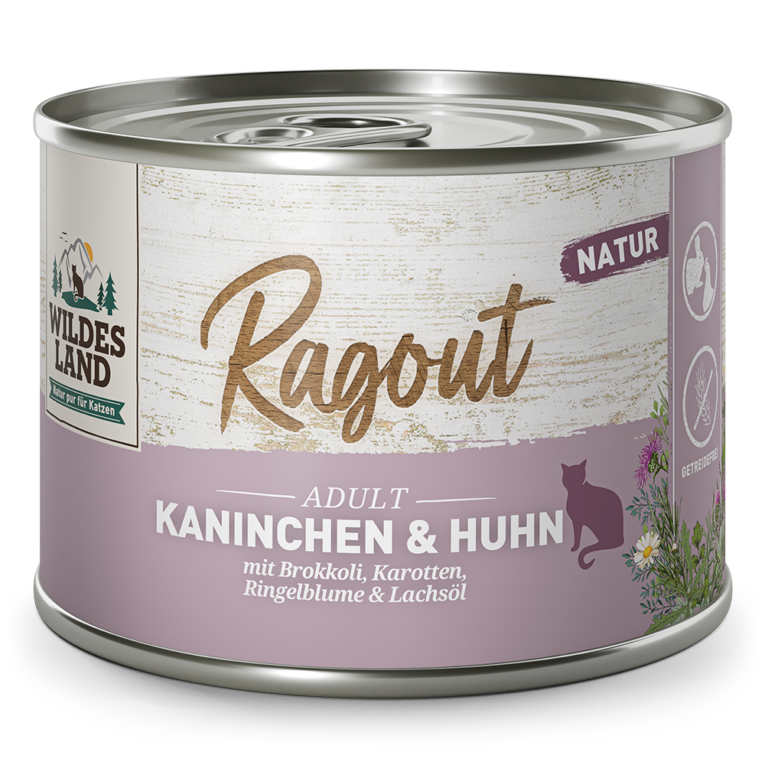 Wildes Land Ragout Kaninchen & Huhn mit Brokkoli