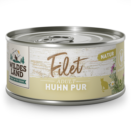 Wildes Land | Huhn Pur | Filet | 24 x 80 g