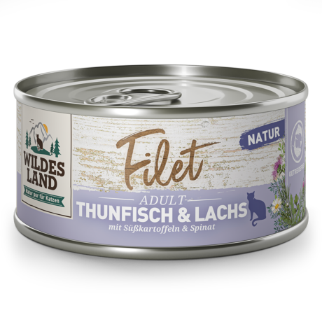 Wildes Land | Thunfisch & Lachs | Filet | 24 x 80 g
