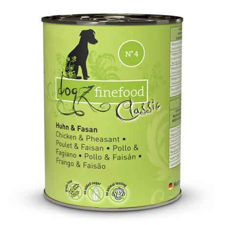 dogz finefood | No.4 Huhn & Fasan | Classic | 12 x 400 g