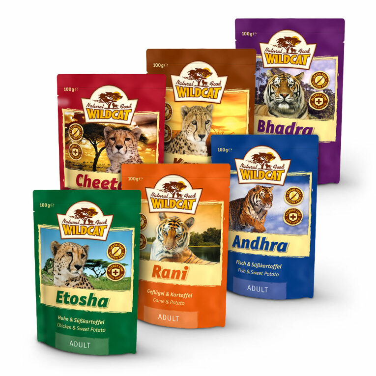 Wildcat Nassfutter Probierpaket Mixpaket - jetzt probieren! Mix Nassfutter Probierpaket Jetzt kannst Du die köstlichen Katzenfutteroptionen von Wildcat entdecken. Das Probierpaket bietet eine ideale Möglichkeit