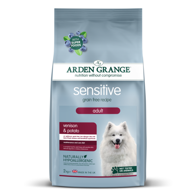 Arden Grange Sensitive Adult Hirsch & Kartoffel Arden Grange Sensitive Adult Wild & Kartoffel ist ein nährstoffreiches Trockenfutter