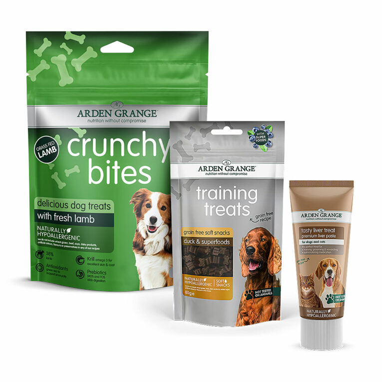 Arden Grange Snack Probierpaket Hund - jetzt sichern! Snack 1: Arden Grange Tasty Paste Leber 75g Der Tasty Liver Treat von Arden Grange ist ein getreidefreies Ergänzungsfuttermittel für Haustiere