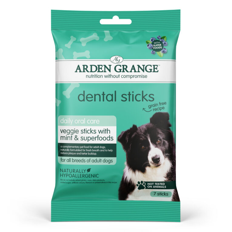 Arden Grange Veggie Dentalsticks mit Minze und Superfoods Die Arden Grange Dental Sticks sind eine pflanzliche
