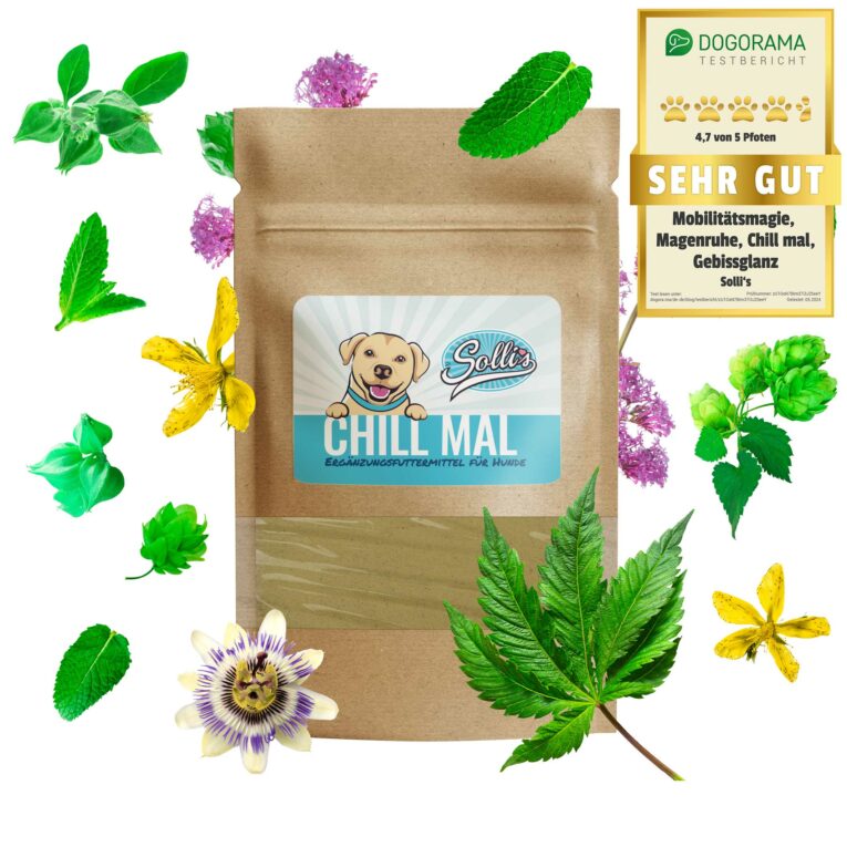 Kräuterliebe Chill mal - Gegen Angst & innere Unruhe IN UNSEREM Hundeshop günstig kaufen