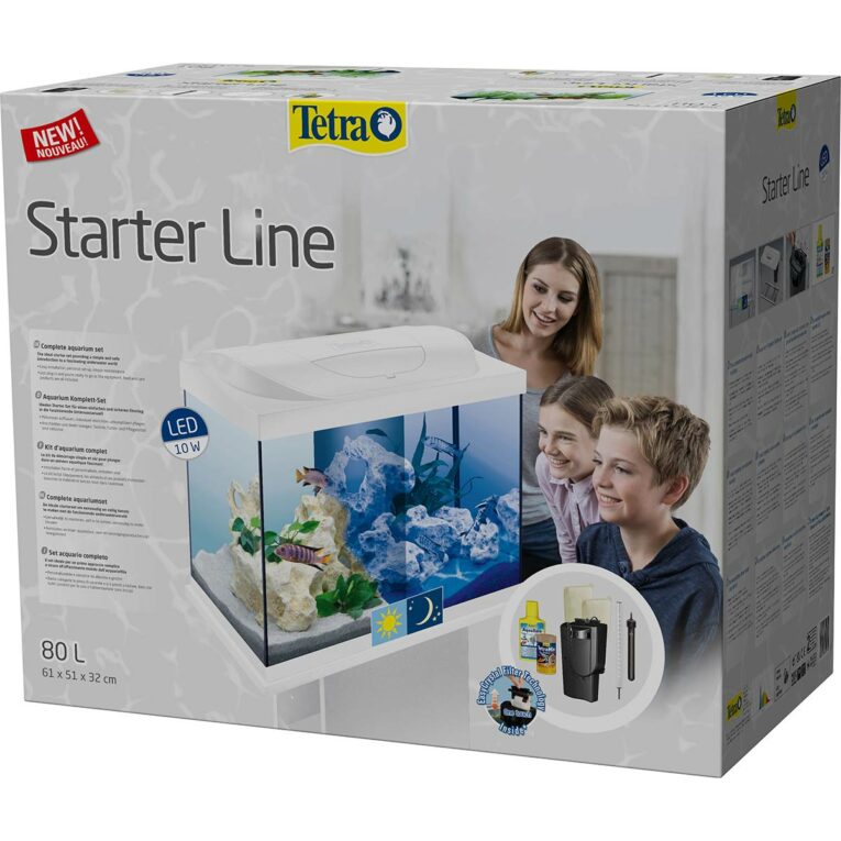 Tetra Starter Line LED Aquarium. Die einfache Bedienung und zuverlässige Technik machen dieses Aquarium zu einem idealen Starter-Set.