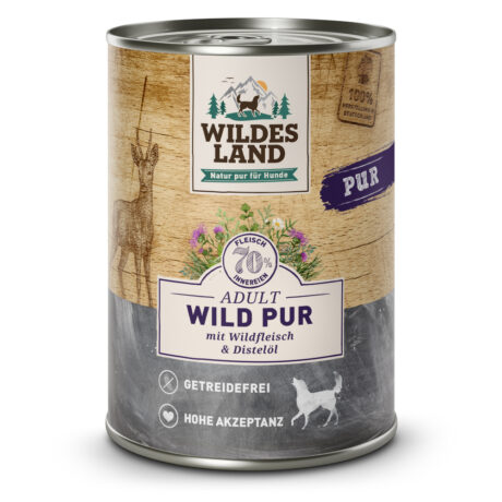 Wildes Land | Wild mit Distelöl | PUR Adult | 12 x 400 g