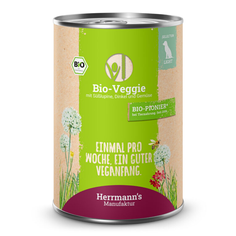 Herrmann's Selection Veggie Bio mit weißer Süßlupine und Dinkel oder "Einmal pro Woche