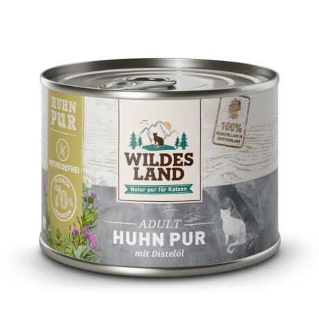Wildes Land | Huhn mit Distelöl | PUR Adult | 12 x 200 g