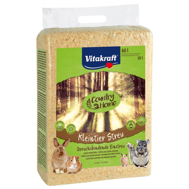 Kleintier-Streu von Vitakraft ist eine besonders saugstarke und angenehm riechende Einstreu für optimale Hygiene und Sauberkeit.