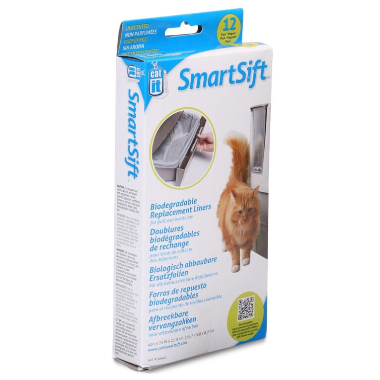 Mit den Catit Smart-Sift Folien halten Sie die Smartsift Katzentoilette sauber. Die Folien verhindern das Abfallklumpen an der Wanne kleben bleiben.