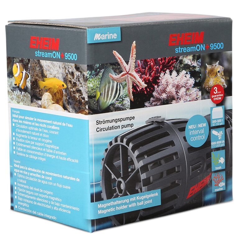 Die kompakte Strömungspumpe für Aquarien von 35 bis 500 liter hat 3 Modelle.