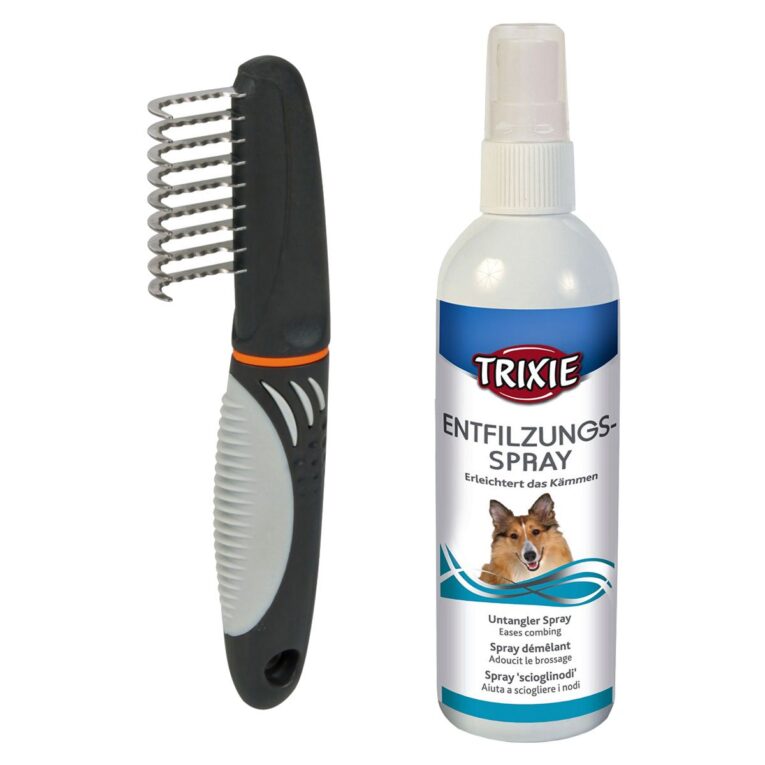 Fell-Entfilzer von Trixie. Spezialgerät für die Fellpflege bei Hunden und Katzen zum Entfilzen und Ausdünnen des Felles sowie der Unterwolle.
