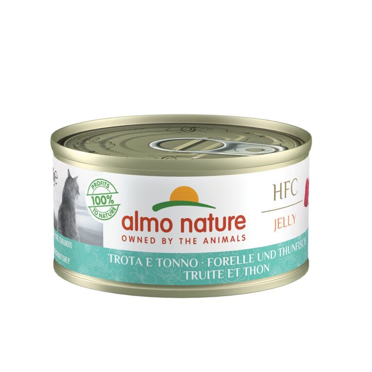 Futterergänzung von Almo Nature mit Vitaminen. Mit wohlschmeckendem Fisch für kleine Feinschmecker. Das Futter ist speziell auf die Bedürfnisse von ausgewachsenen Katzen angepasst.