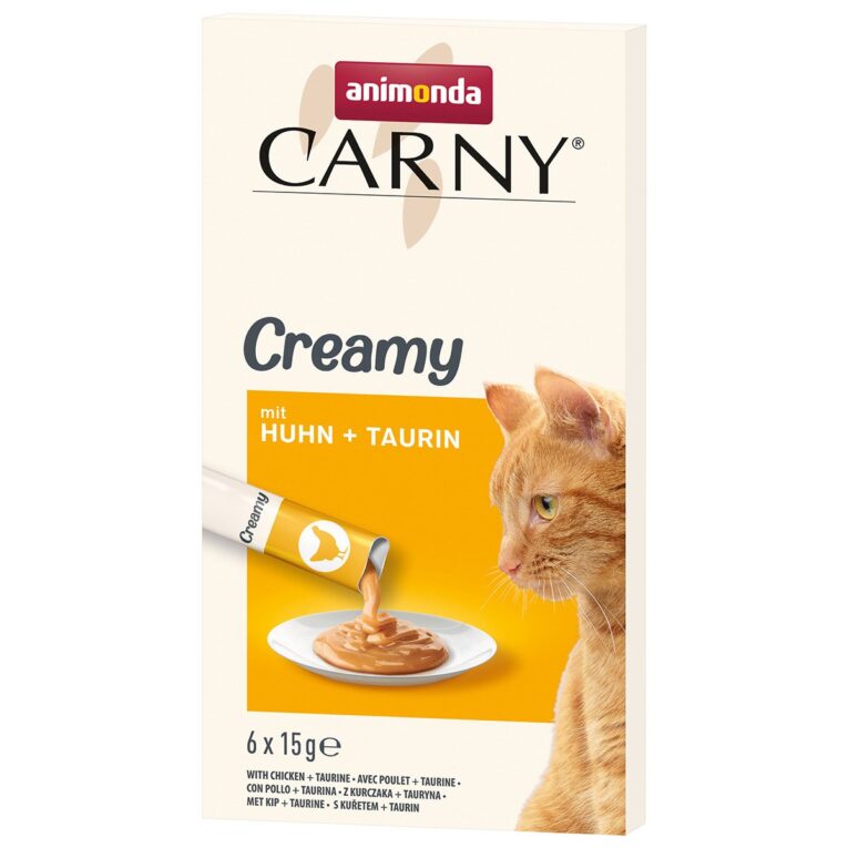 Köstliche Produktneuheit von animonda CARNY. CARNY Creamy mit bekömmlichem Huhn schmeckt nicht nur unwiderstehlich