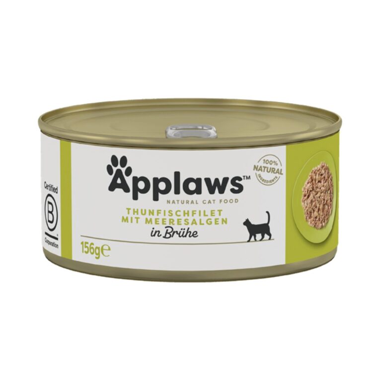 Glutenfreies Nassfutter mit frischem Thunfisch für Katzen