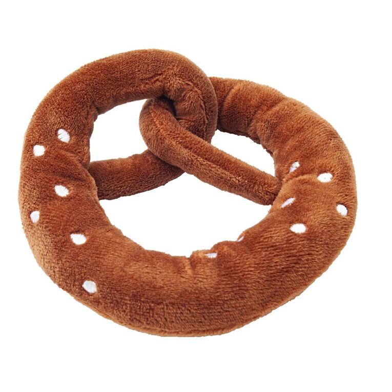 Katzespielkissen in Brezel-Form gefüllt mit Katzenminze und Silver Vine.