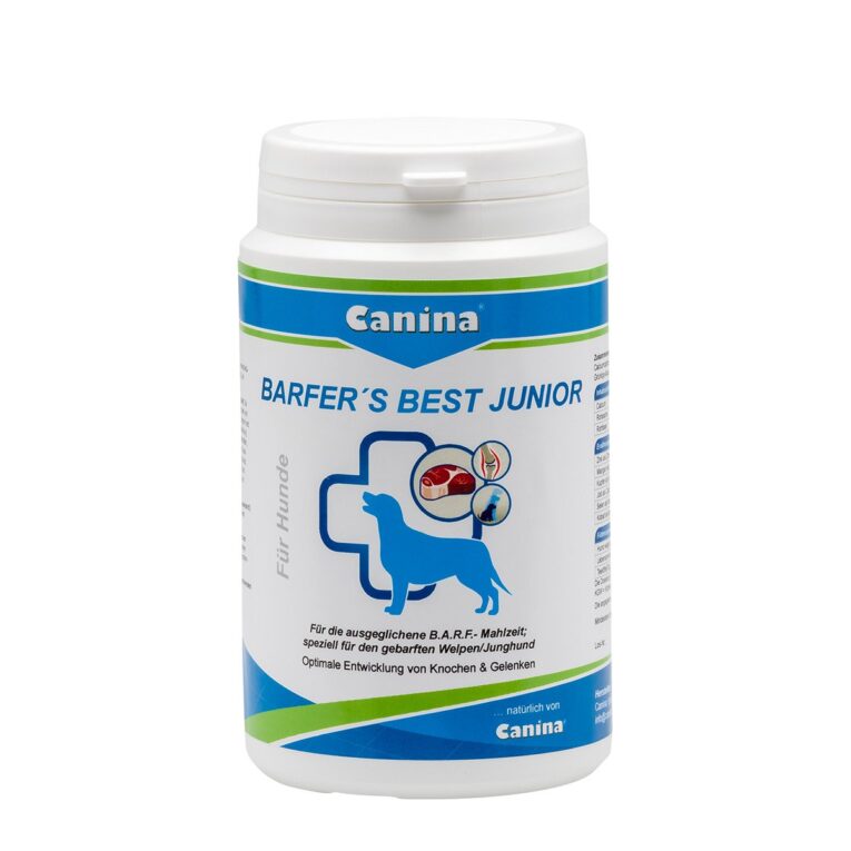 Barfer's Best Junior Ergänzungsfuttermittel für Welpen und Junghunde.