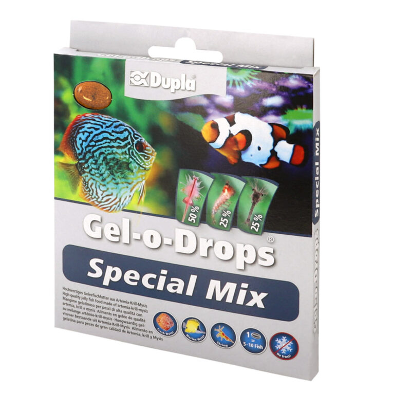 Dupla Gel-o-Drops Jellyfutter für Zierfische. Erhältlich in verschiedenen Sorten für die tägliche Fütterung