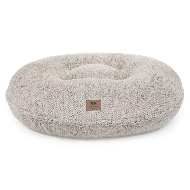 Das Frau Frauchen Hundebett Wolke® Dots bietet optimalen Liegekomfort und unterstützt die Gelenke durch thermoelastisches Viscoschaum-Material.