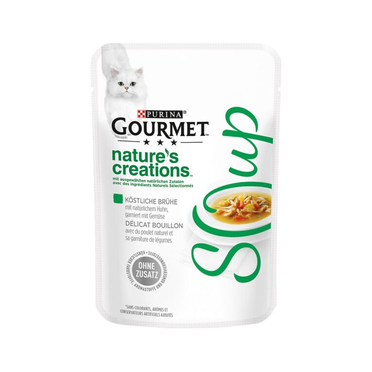 Katzen-Brühe mit naturbelassenen Zutaten