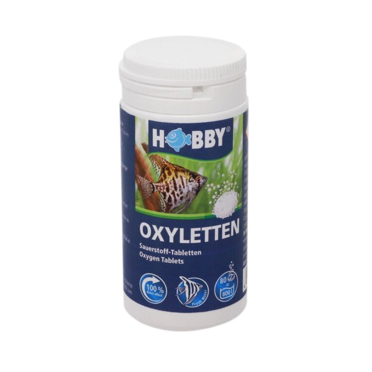 Die Tabletten reichern das Wasser mit Sauerstoff an.